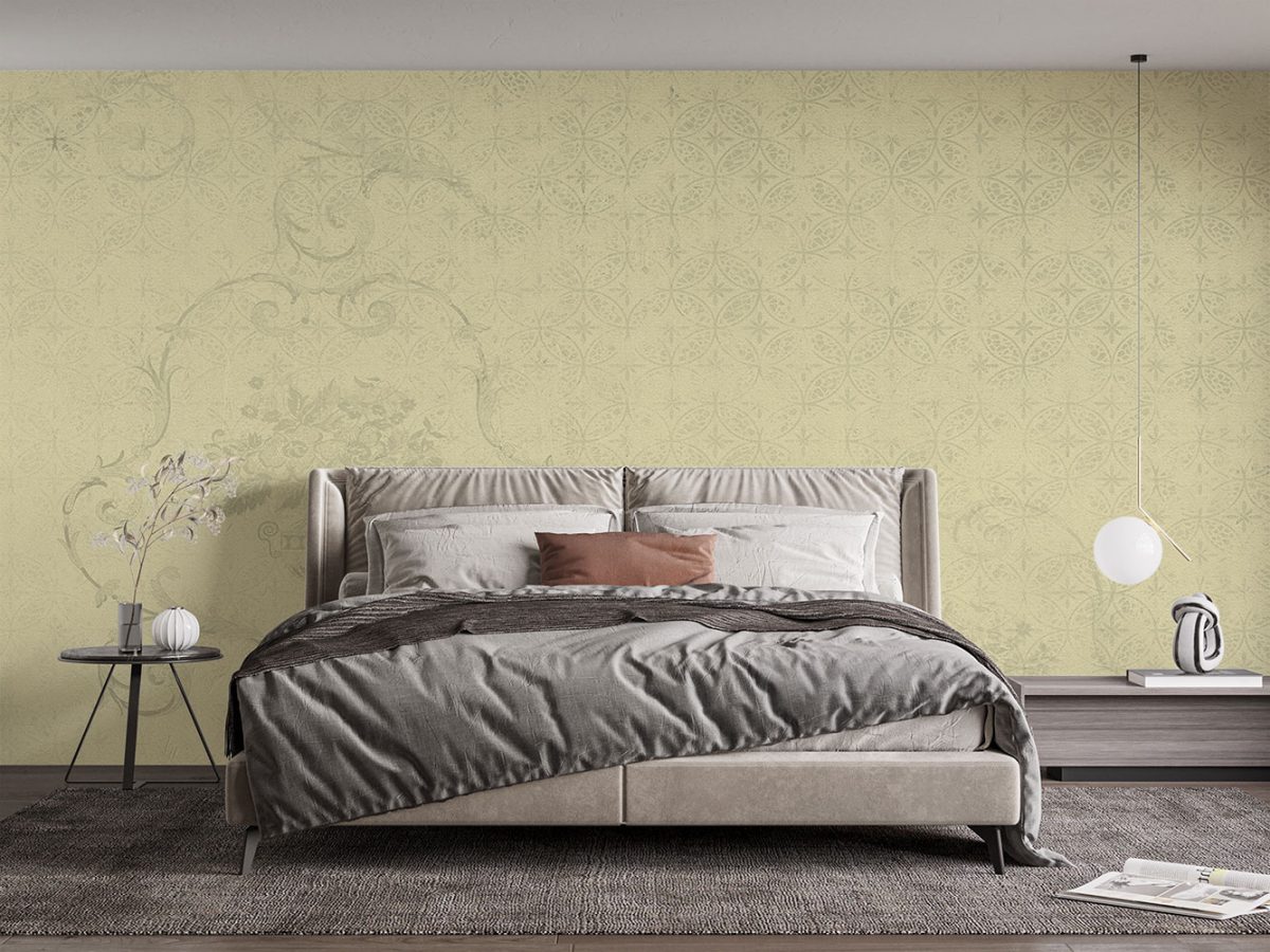 کاغذ دیواری اتاق خواب طرح کلاسیک W10072530