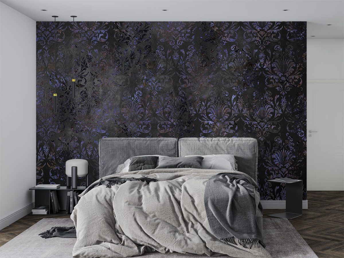 کاغذ دیواری والینو طرح داماسک W12213900 اتاق خواب