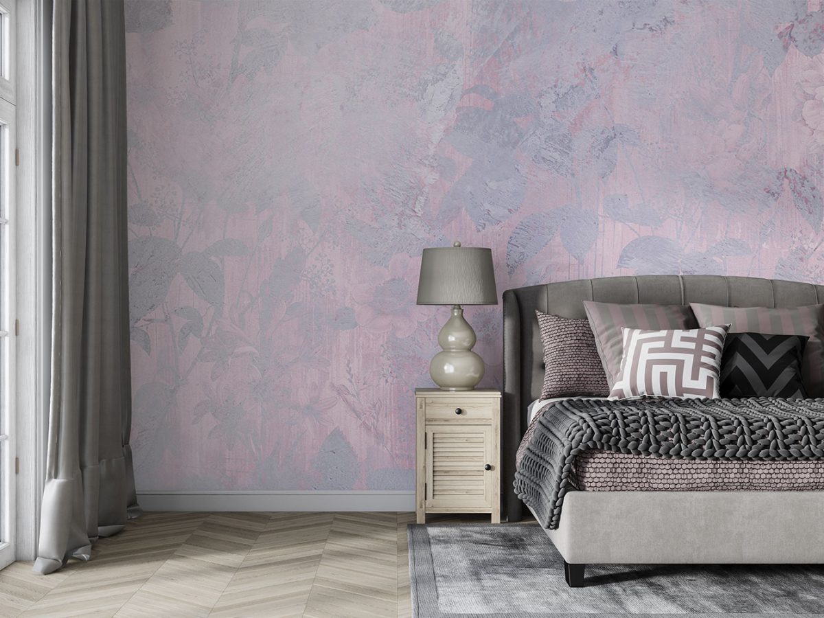 کاغذ دیواری گلدار گل W12218300 برای اتاق خواب