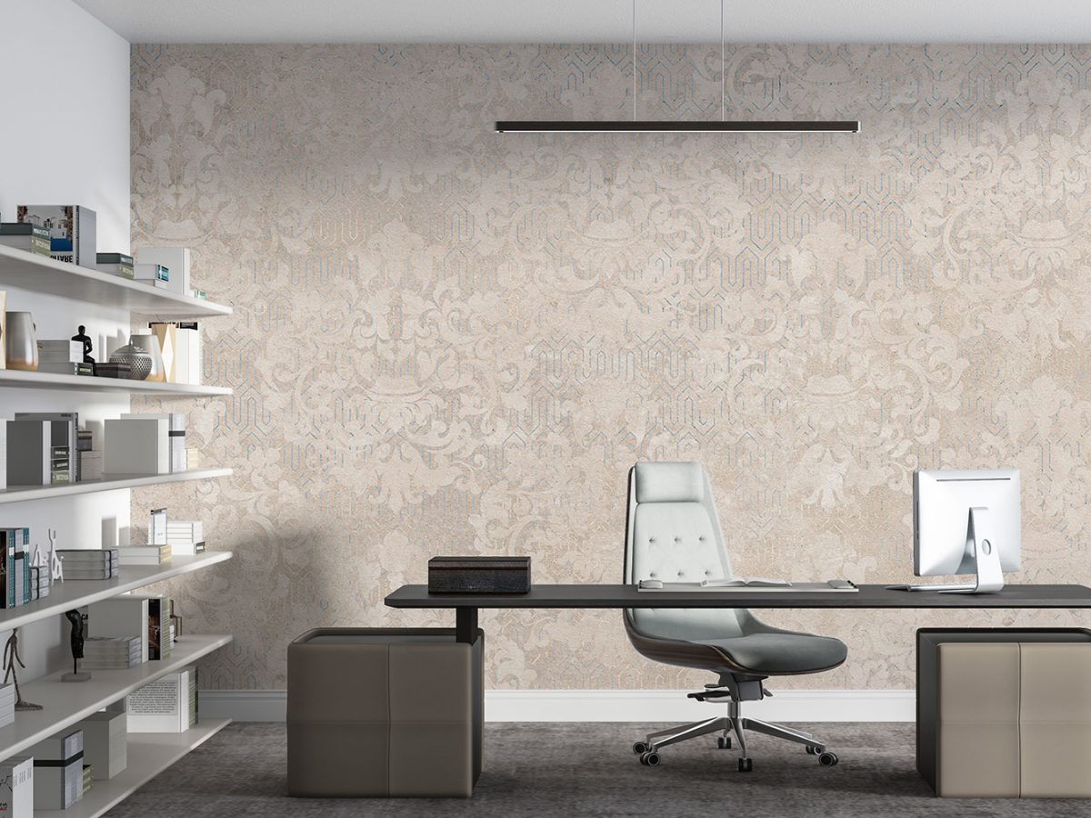 کاغذ دیواری داماسک داماس W13013500 برای دفتر کار یا اداری