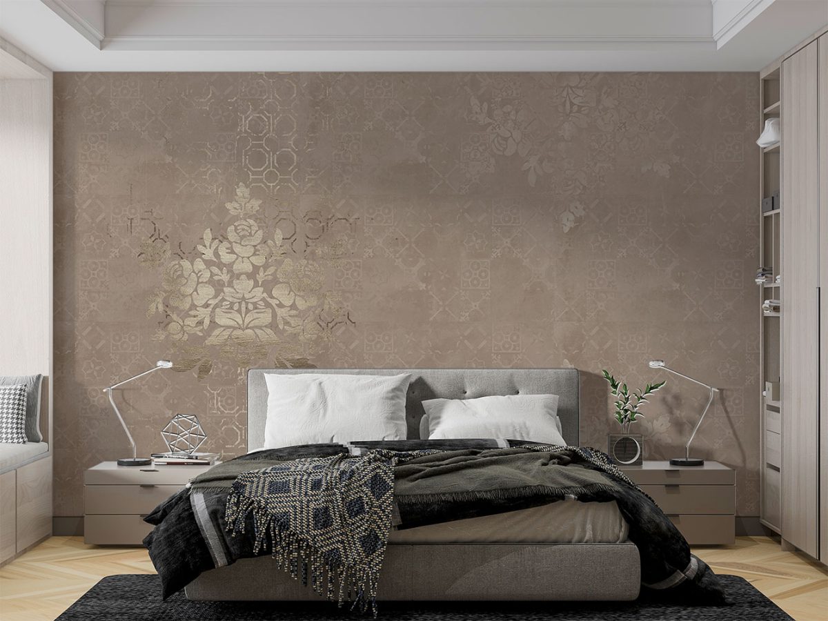 کاغذ دیواری داماسک لاکچری W13016000 برای اتاق خواب