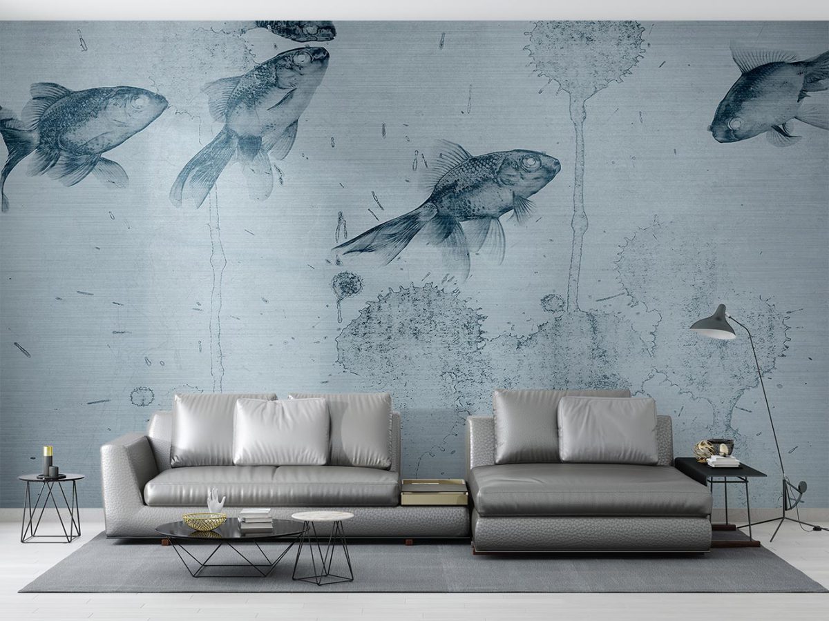 پوستر دیواری طرح ماهی W10110100