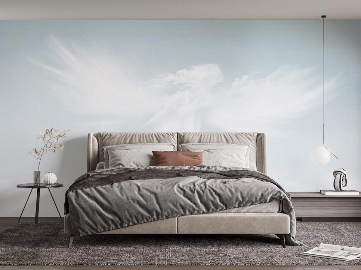 کاغذ دیواری اتاق خواب آسمان و ابر W10110900