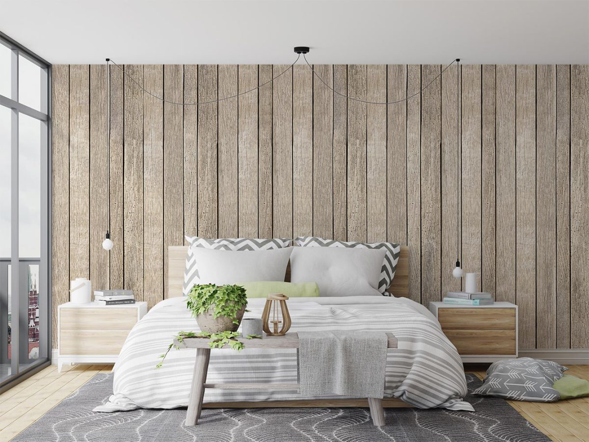 کاغذ دیواری اتاق خواب طرح چوب W10112400