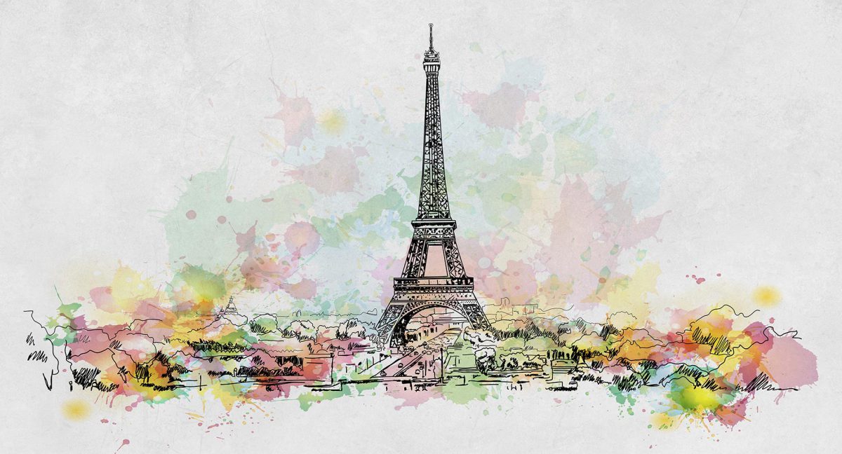 پوستر دیواری برج ایفل پاریس W10139900