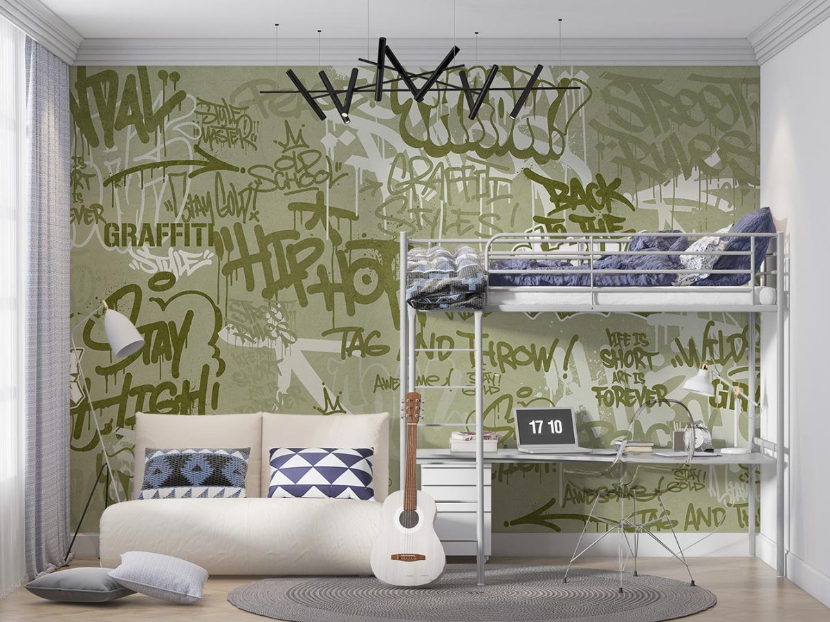 کاغذ دیواری گرافیتی پسرانه W10141300