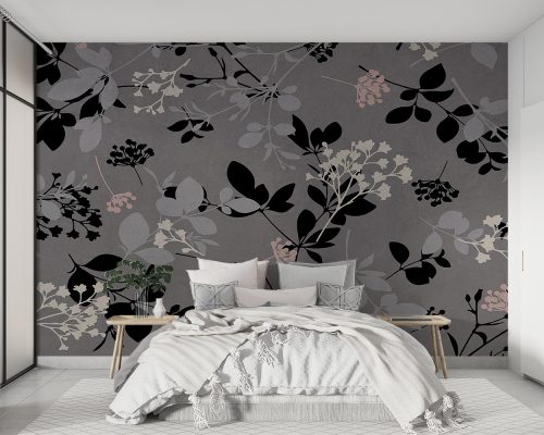 کاغذ دیواری طرح گل و برگ W10160100