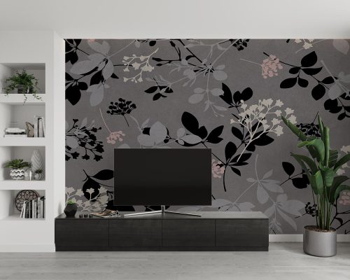 کاغذ دیواری طرح گل و برگ W10160100