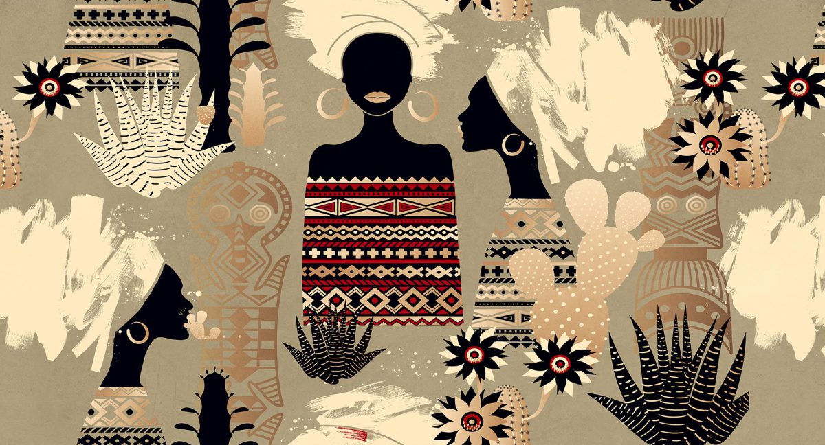 پوستر دیواری سنتی آفریقا W10160500