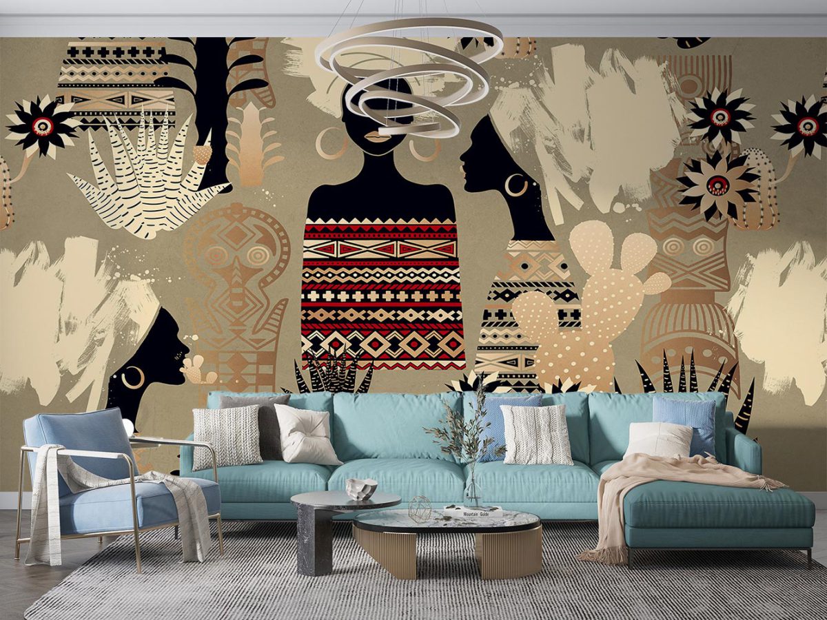 پوستر دیواری سنتی آفریقا W10160500
