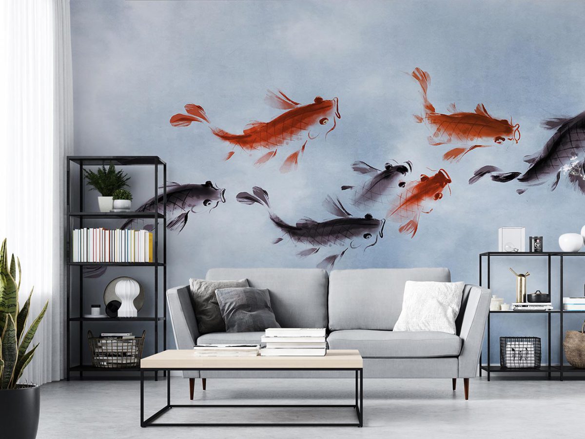 پوستر دیواری طرح ماهی W10160900