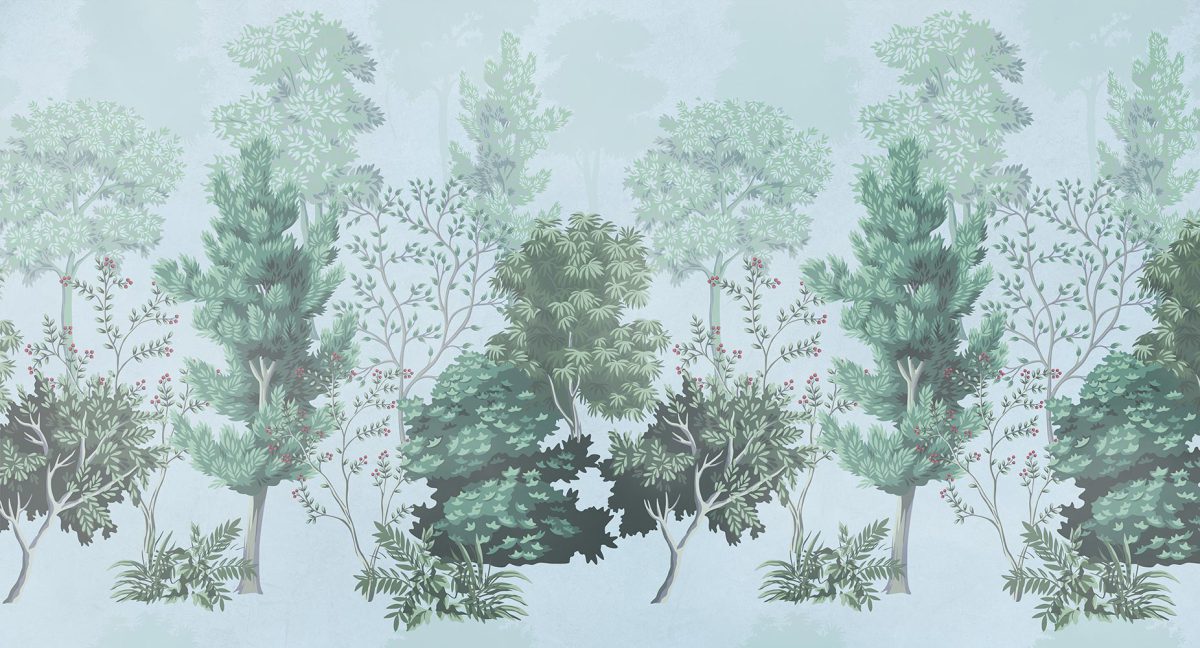 کاغذ دیواری طرح طبیعت و درخت W10162100