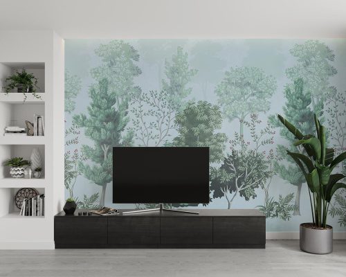 کاغذ دیواری طرح طبیعت و درخت W10162100