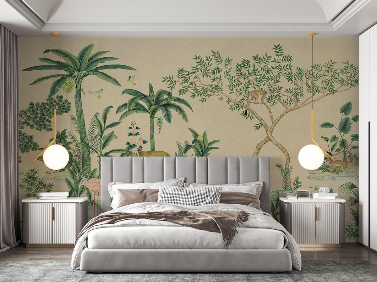 کاغذ دیواری اتاق خواب بزرگ طرح منظره طبیعت W10165600