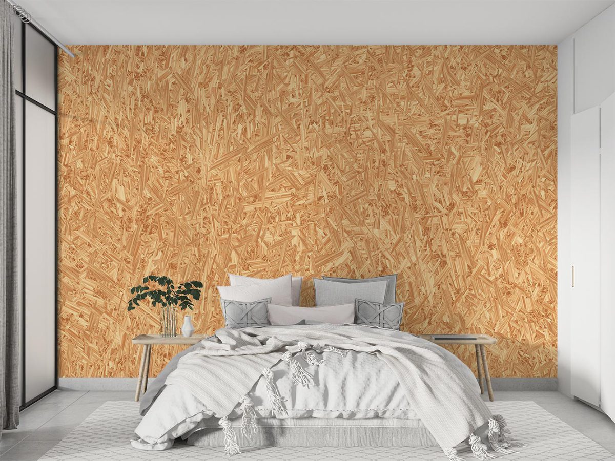کاغذ دیواری اتاق خواب رنگ نارنجی خاص مدل چوب W10168200
