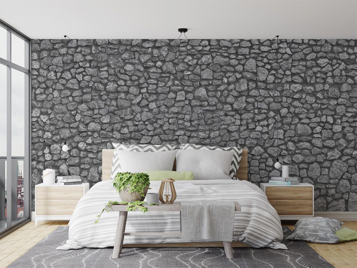 کاغذ دیواری اتاق خواب طرح سنگ W10168400