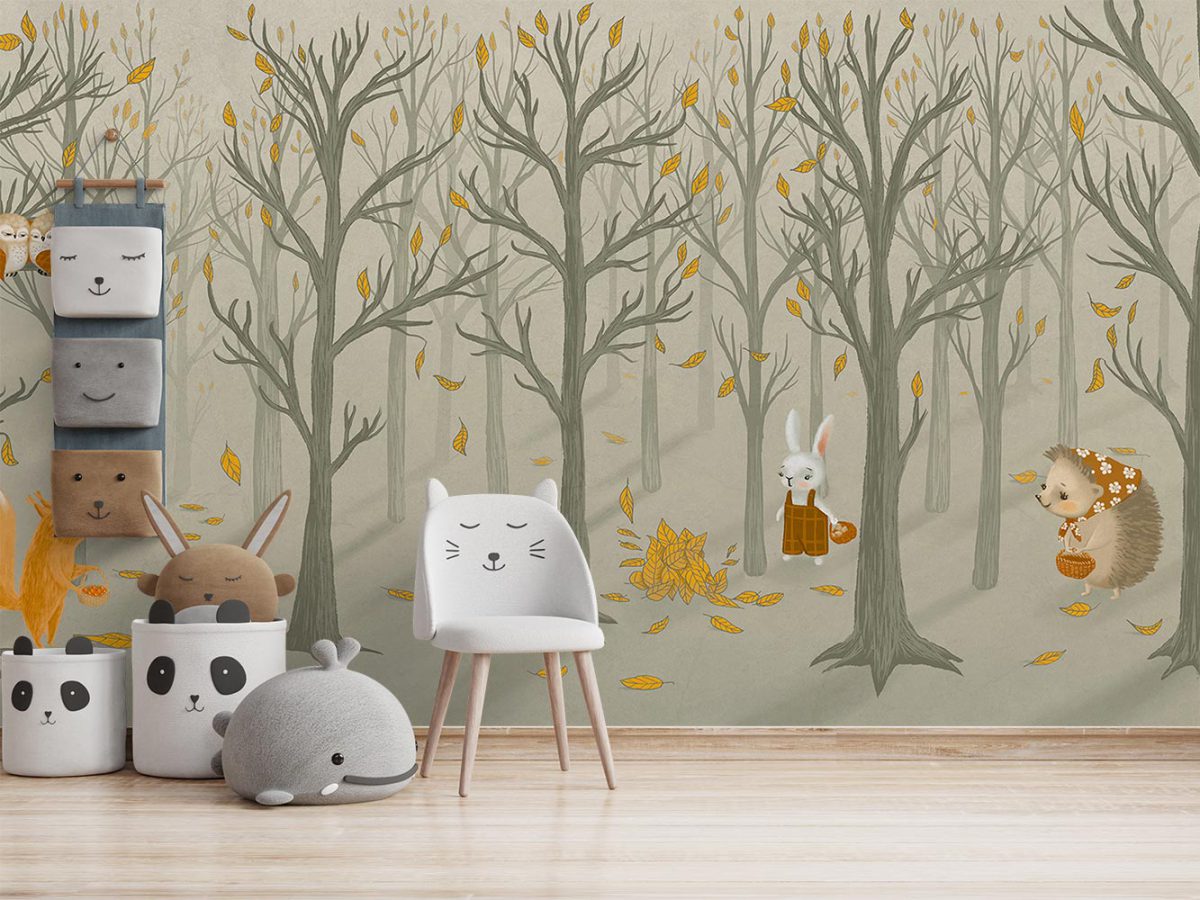 پوستر دیواری اتاق کودک درخت W10176300