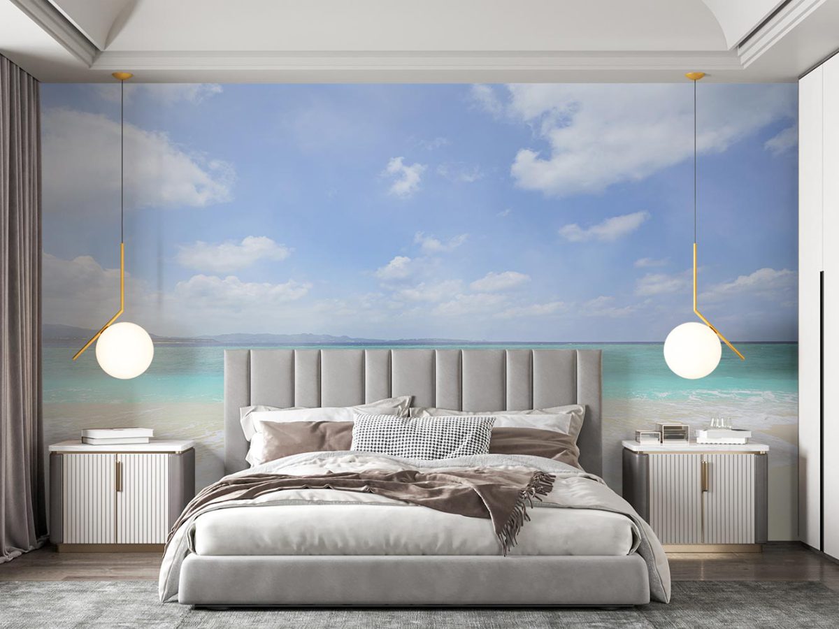 پوستر سه بعدی منظره دریا و ساحل W10179100 برای اتاق خواب