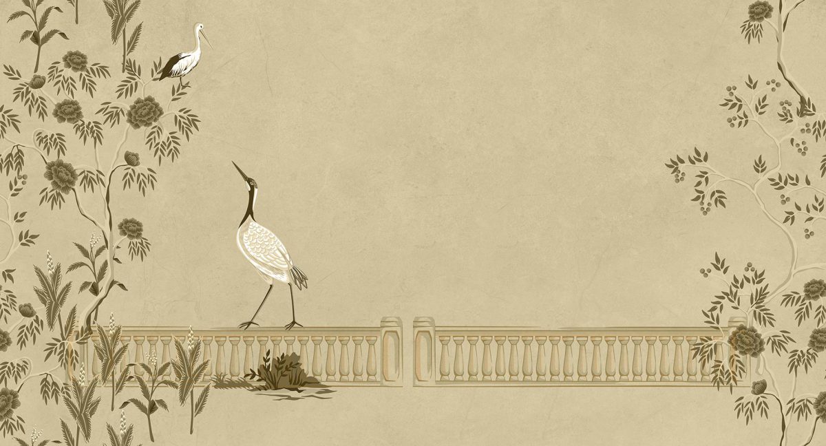 کاغذ دیواری کلاسیک پرنده W10183200