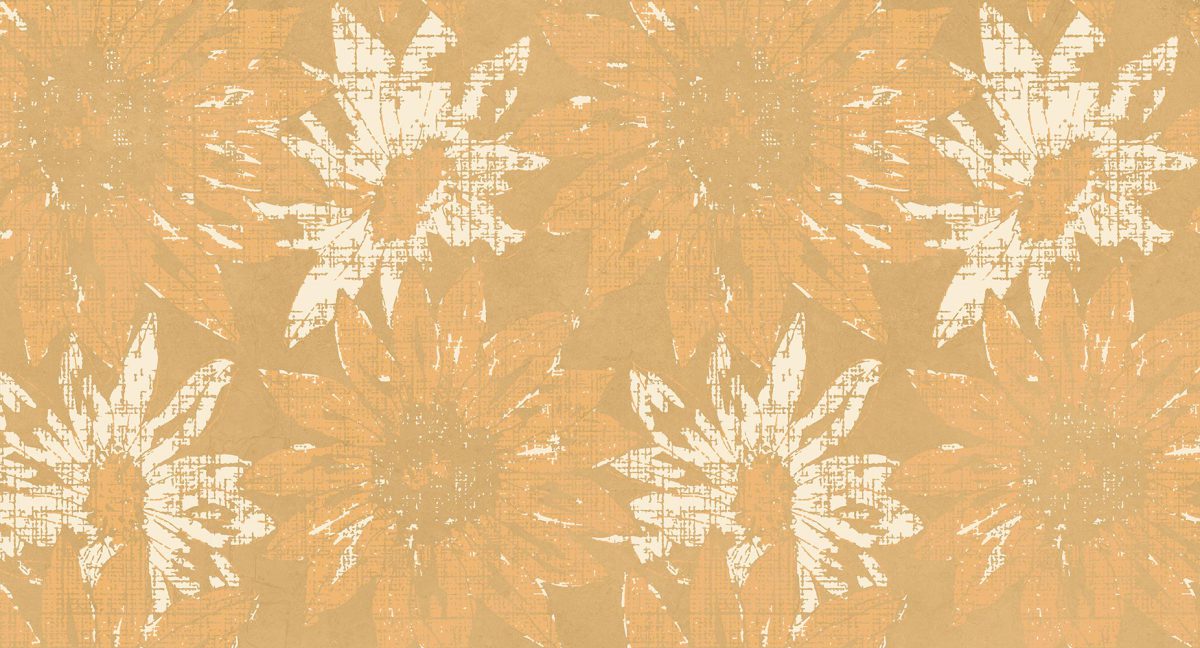 کاغذ دیواری طرح گل آفتابگردان W10183500