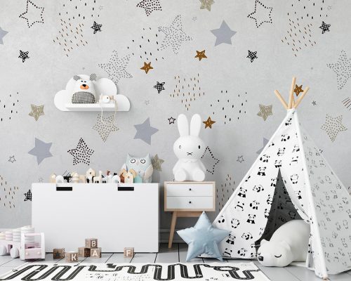 پوستر دیواری اتاق کودک ستاره ای W10186400