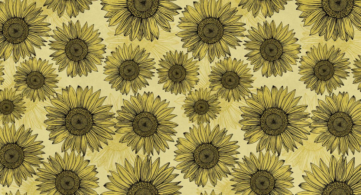 پوستر دیواری گل آفتابگردان W10195500