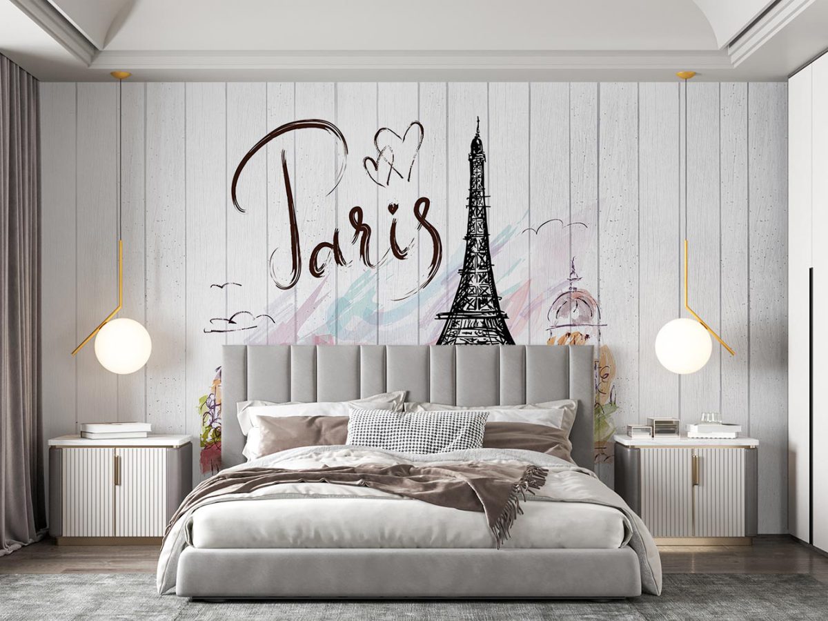 پوستر دیواری اتاق خواب برج ایفل پاریس W10212500