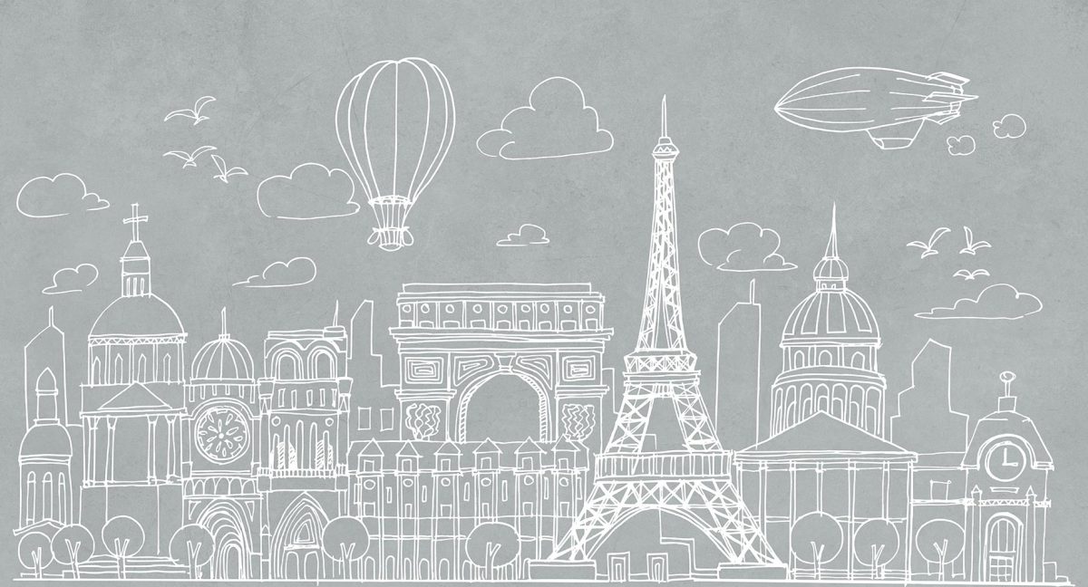 پوستر دیواری پاریس برج ایفل W10224500