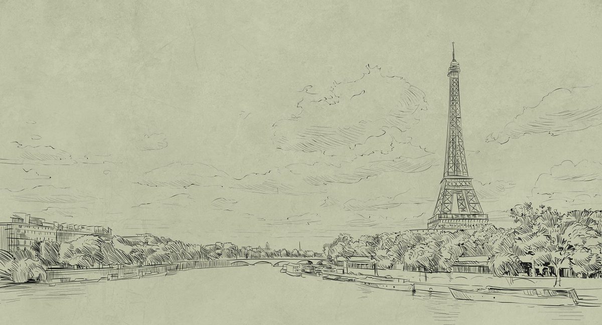 پوستر دیواری برج ایفل پاریس W10226900