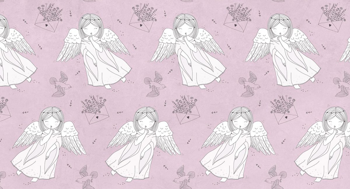 پوستر دیواری دخترانه فرشته W10234900