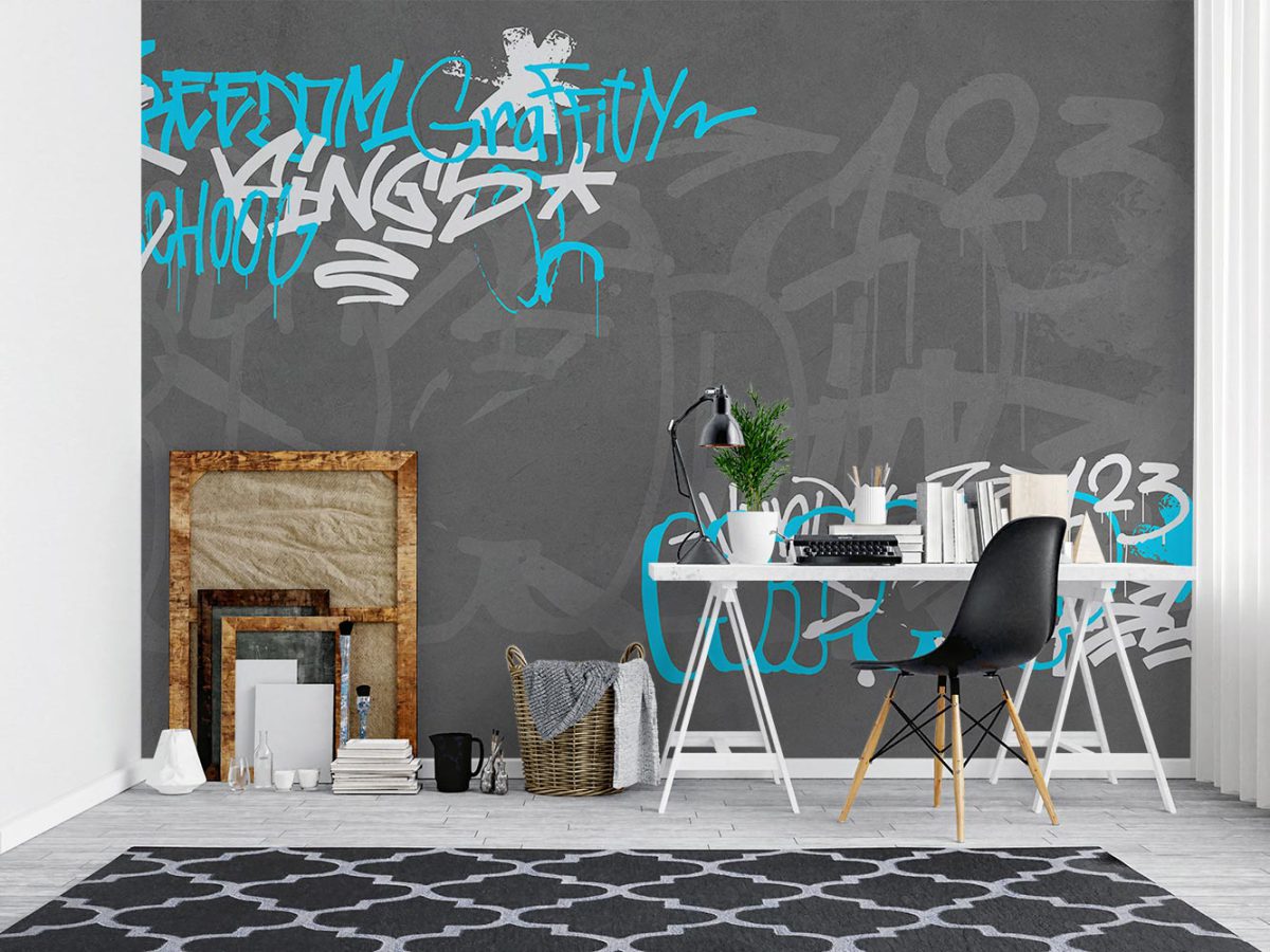 پوستر دیواری گنگ گرافیتی W10240000 مناسب اتاق نوجوان پسر