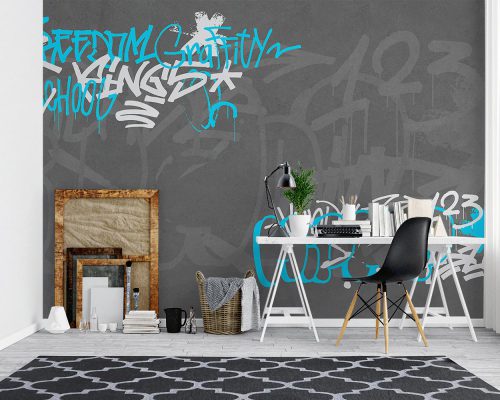 پوستر دیواری گنگ گرافیتی W10240000 مناسب اتاق نوجوان پسر