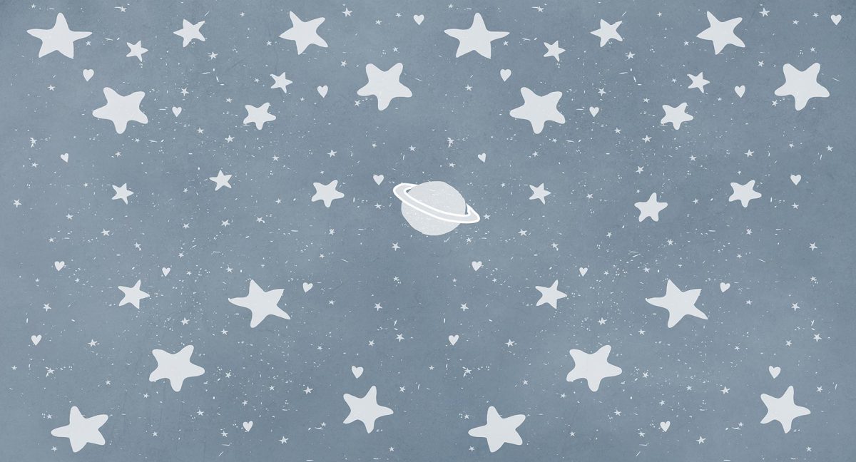 پوستر دیواری کودک ماه ستاره W10243700