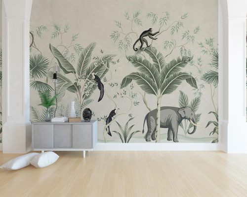 کاغذ دیواری طرح طبیعت حیوانات W10246200