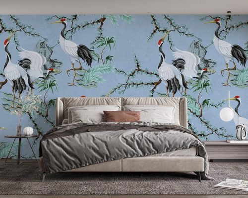 پوستر دیواری شاخه و پرنده W10250600