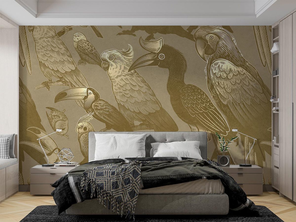پوستر دیواری لاکچری پرنده W10251500