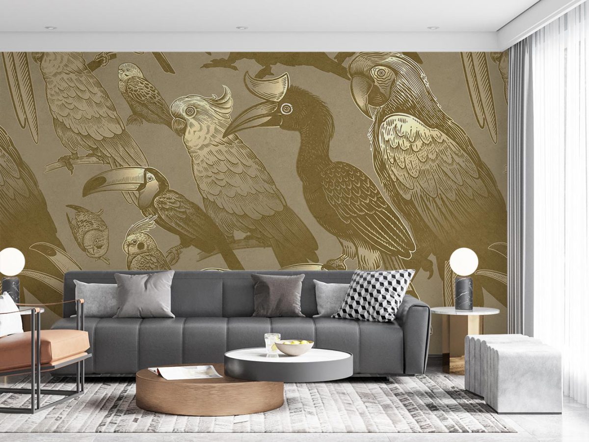 پوستر دیواری لاکچری پرنده W10251500
