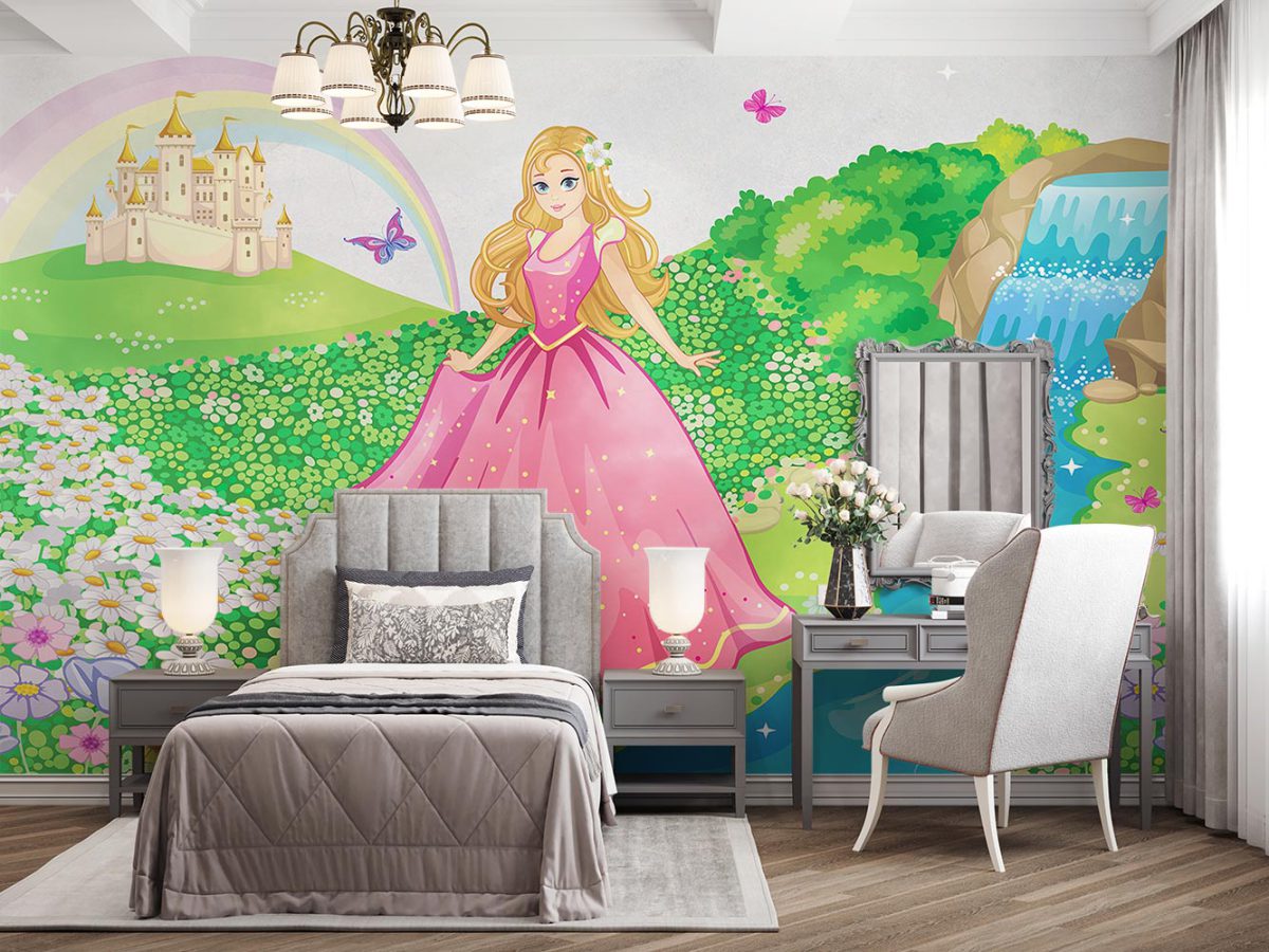 پوستر دیواری پرنسسی دخترانه W10268900