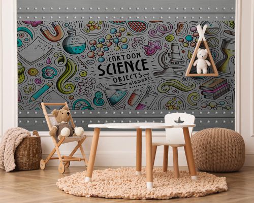پوستر دیواری کودک علمی W10272800 مناسب برای مهدکودک و مدرسه