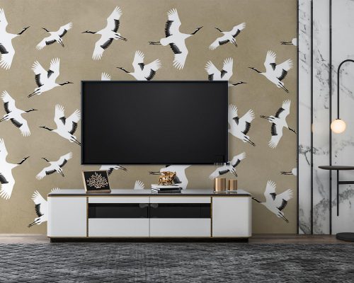 پوستر دیواری پرندگان کوچک W10277700