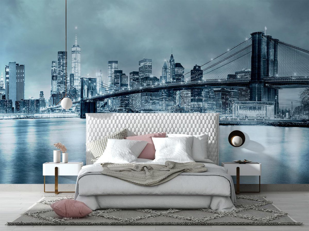 پوستر دیواری اتاق خواب مدل شهر نیویورک W10280000