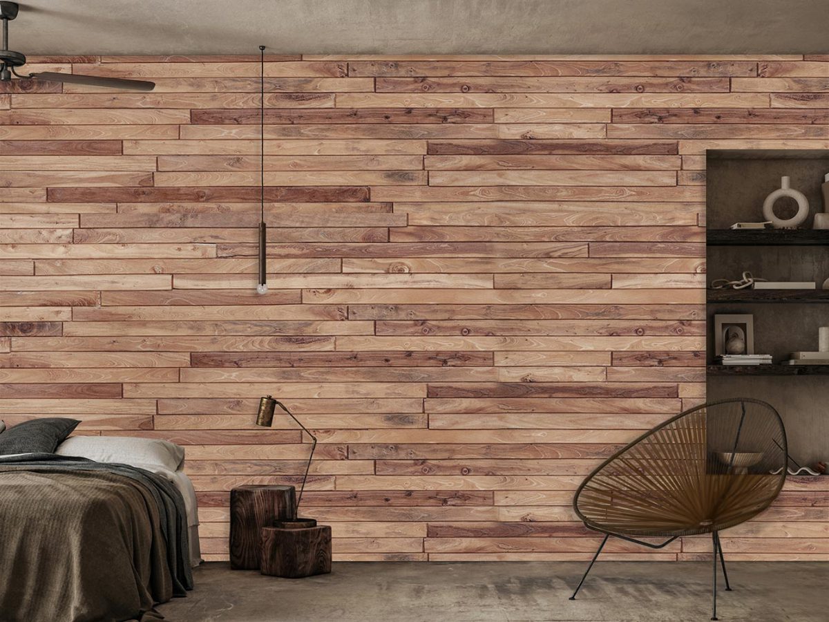 کاغذ دیواری اتاق خواب طرح مدل چوب W10293100