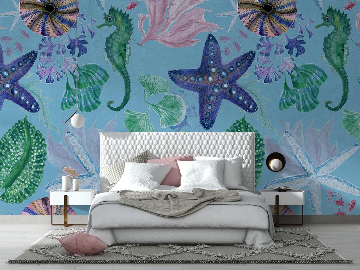 پوستر دیواری مرجان ستاره دریایی W10295400