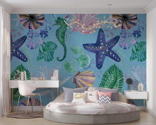 پوستر دیواری مرجان ستاره دریایی W10295400