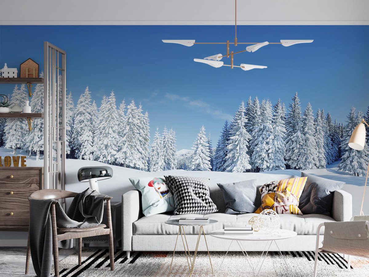 پوستر دیواری زمستان و برف W10297400