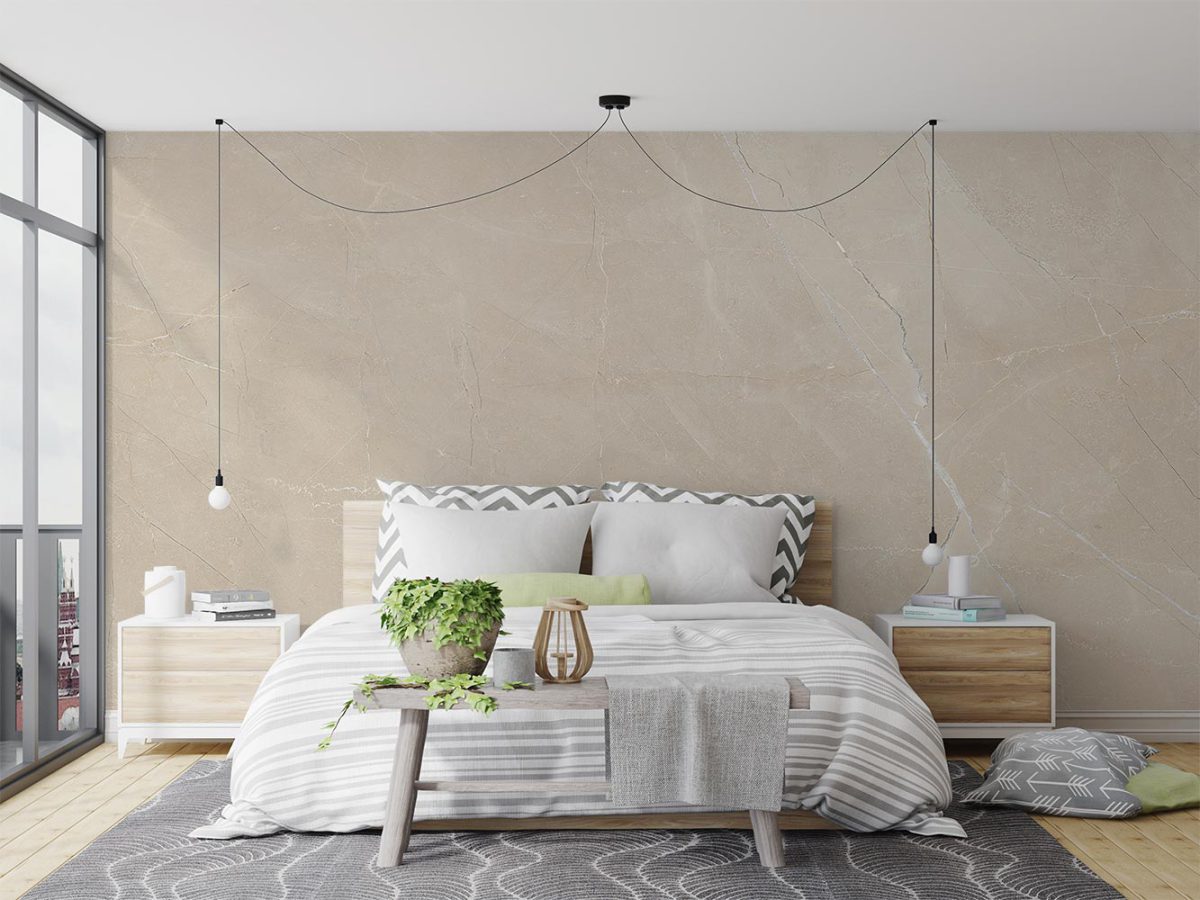 کاغذ دیواری اتاق خواب ساده مدل سنگ W10299700