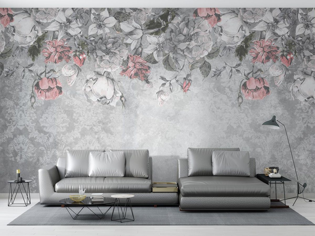 کاغذ دیواری طرح گل آویزان W13403500