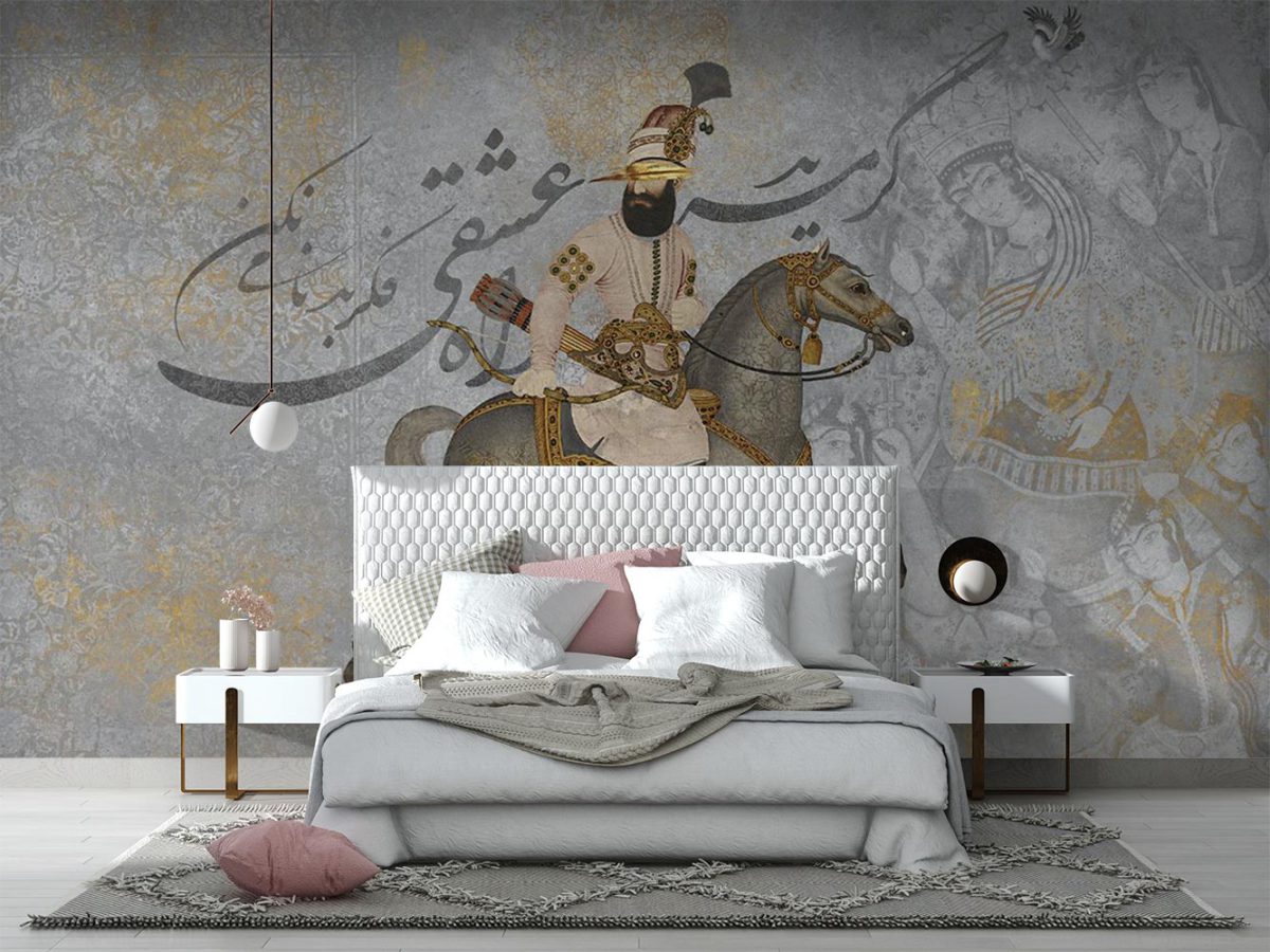 پوستر دیواری اتاق خواب طرح سنتی ایرانی W13406100