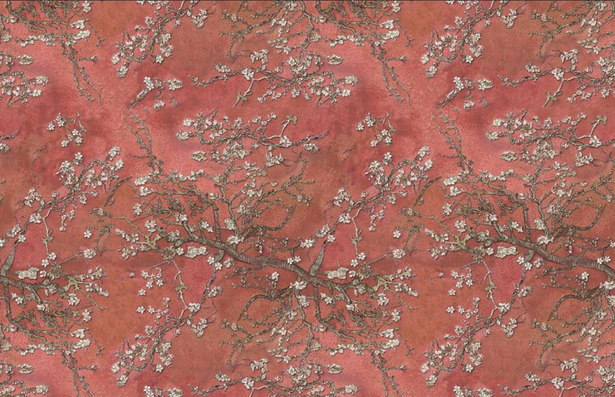 کاغذ دیواری شاخه گل شکوفه W13420700