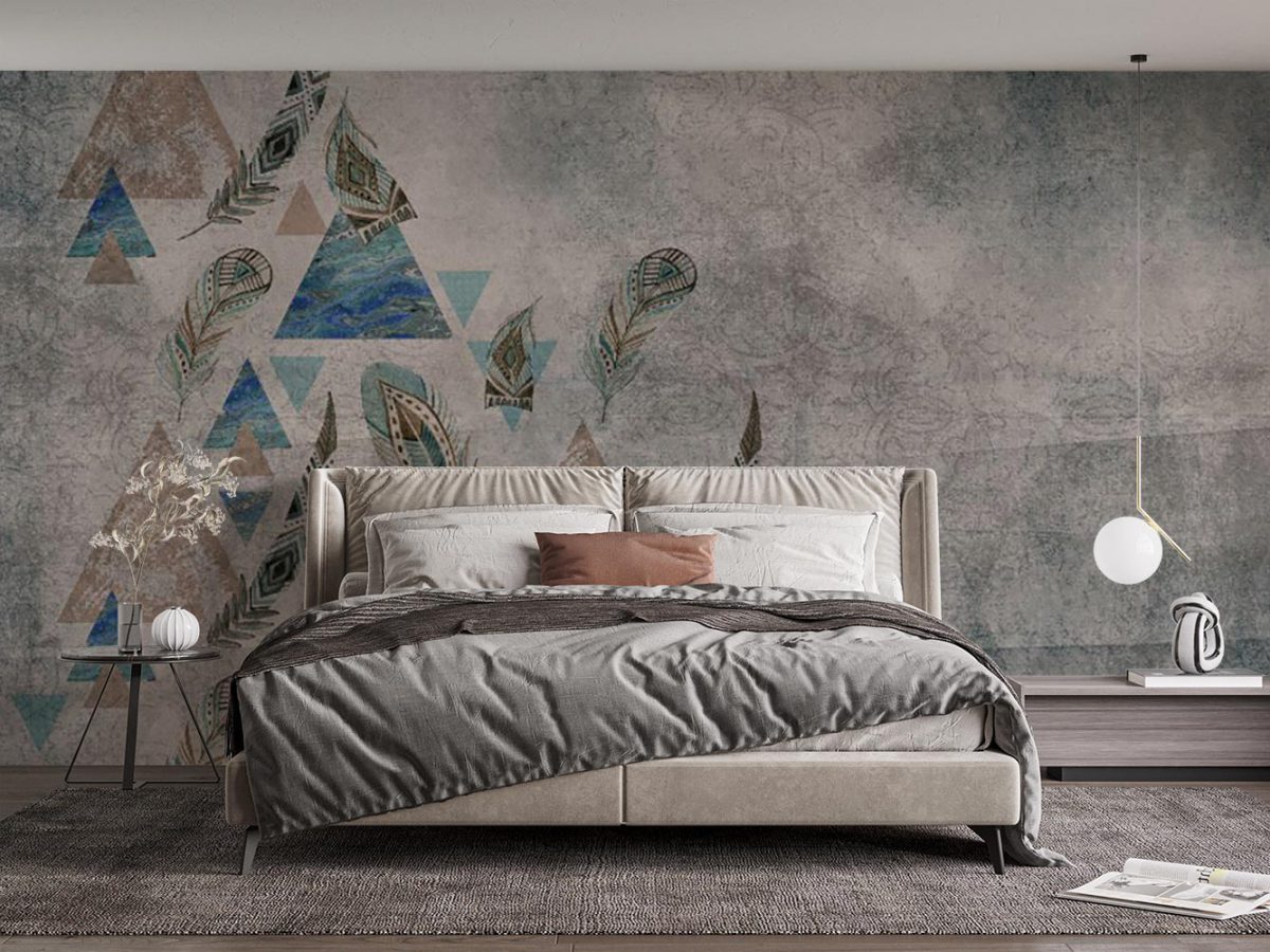 پوستر کاغذ دیواری اتاق خواب مدل پر W13421500